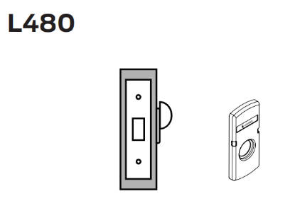 Picture of L480 Thumbturn only small case mortise deadbolt