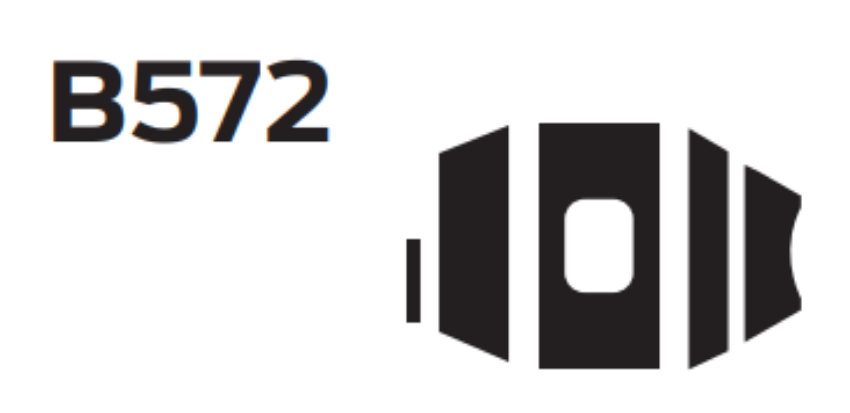 Picture of B572 Door bolt with coin turn