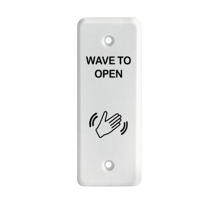 Picture of 8310-813JWH Touchless Actuator, White Jamb, Wave Icon and Text