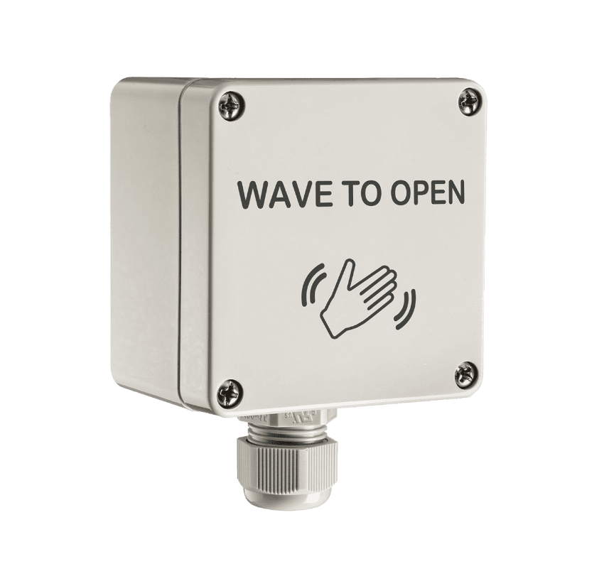 Picture of 8310-815 Touchless Actuator, Stainless Steel Enclosed Box, Wave Icon and Text