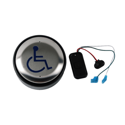 Picture of 8310-3856WF Actuator, Wall Mount, Logo, Wireless, Flush, 4-1/2" Round