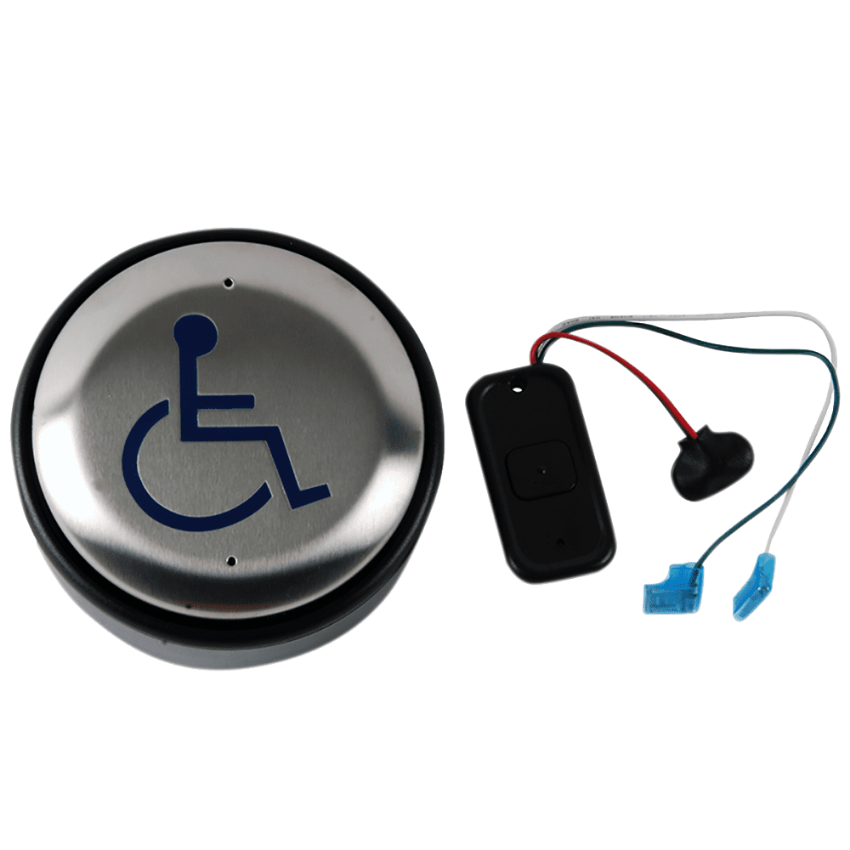 Picture of 8310-3856WS Actuator, Wall Mount, Logo, Wireless, Surface, 4-1/2" Round