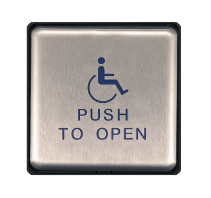 Picture of 8310-853TWP Actuator, Wall Mount, Logo, Text, Wireless, 4-3/4" x 4-3/4"