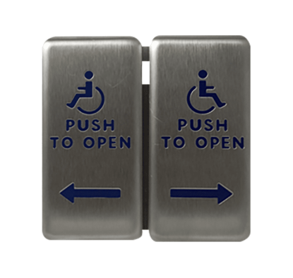 Picture of 8310-855 Actuator, Wall Mount, Logo, Dual Vestibule