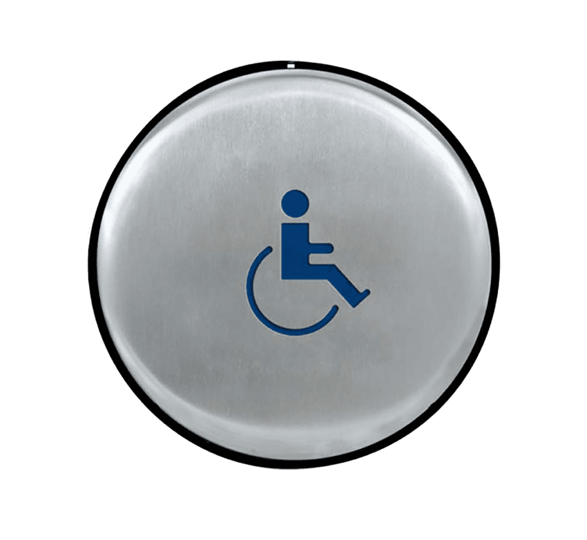 Picture of 8310-852WP Actuator, Wall Mount, Logo, Wireless, 6" Round