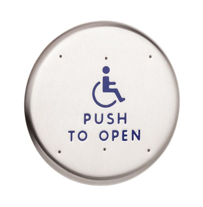 Picture of 8310-852T Actuator, Wall Mount, Logo, Text, 6" Round