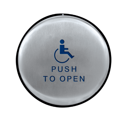 Picture of 8310-852TWP Actuator, Wall Mount, Logo, Text, Wireless, 6" Round