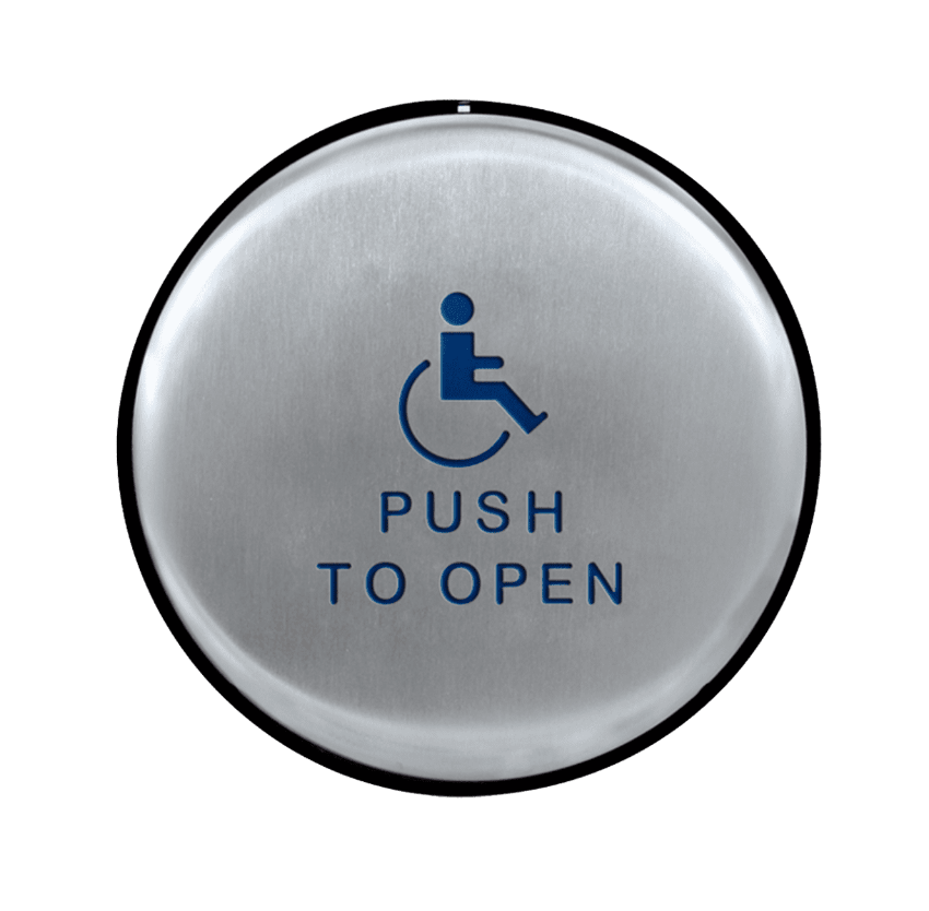 Picture of 8310-852TWP Actuator, Wall Mount, Logo, Text, Wireless, 6" Round