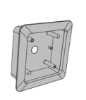 Picture of 8310-3853TWF Actuator, Wall Mount, Logo, Text, Flush, 4-3/4" x 4-3/4"