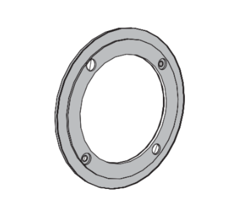 Picture of 8310-3852WF Actuator, Wall Mount, Logo, Wireless, Flush, 6" Round