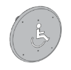 Picture of 8310-3852WS Actuator, Wall Mount, Logo, Wireless, Surface, 6" Round