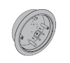 Picture of 8310-3852WS Actuator, Wall Mount, Logo, Wireless, Surface, 6" Round