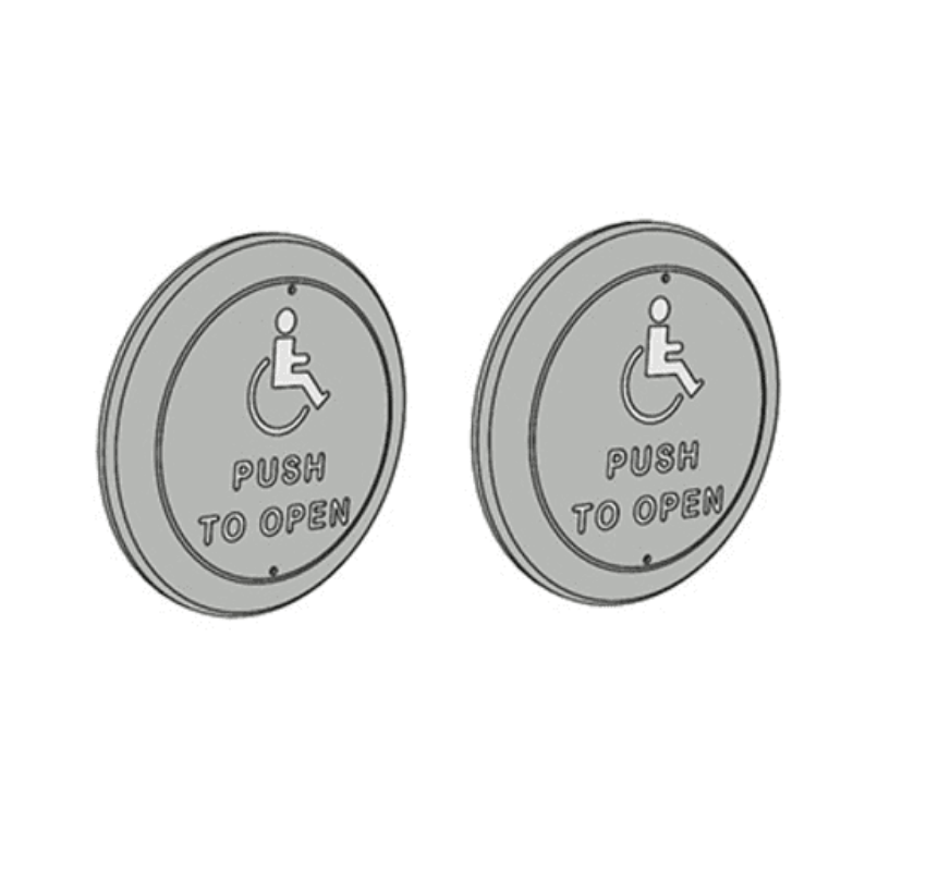 Picture of 8310-3860T Actuator Package, Logo, Text, 4-1/2" Round