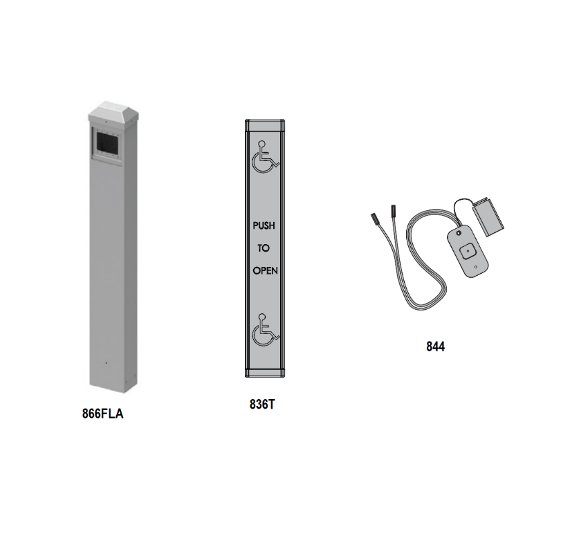 Picture of 8310-3836TW Flush Length Actuator Bollard Mount Kit