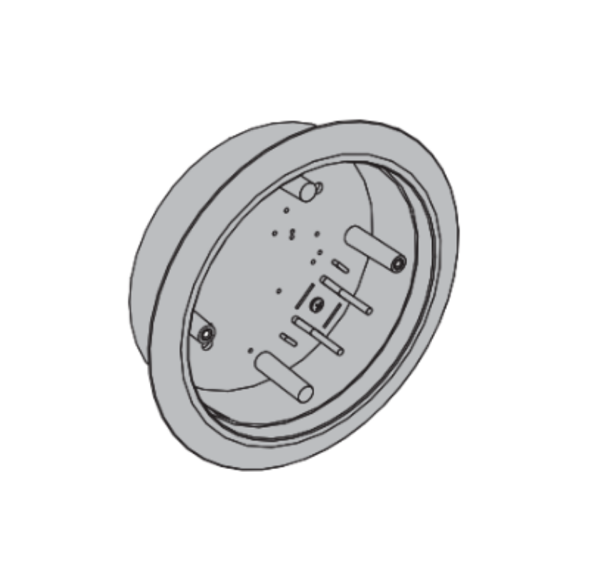 Picture of 8310-869F Flush Mount Box. 6" Round