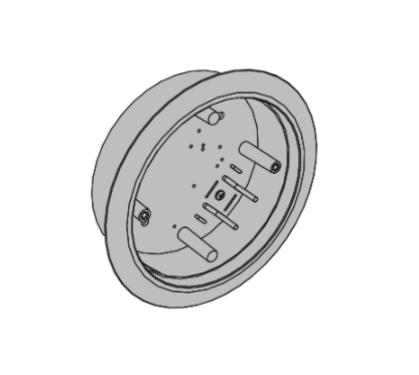 Picture of 8310-869S Surface Mount Box, 6" Round