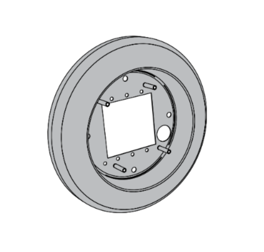 Picture of 8310-876 Escutcheon, 6" Round