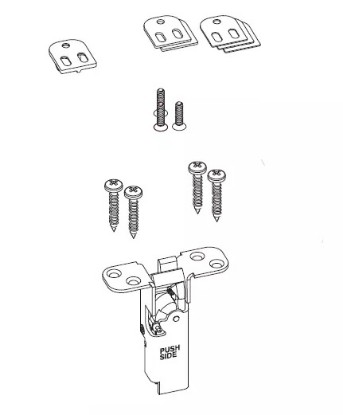 Picture of 48968820 Top Latch Kit with mounting pack