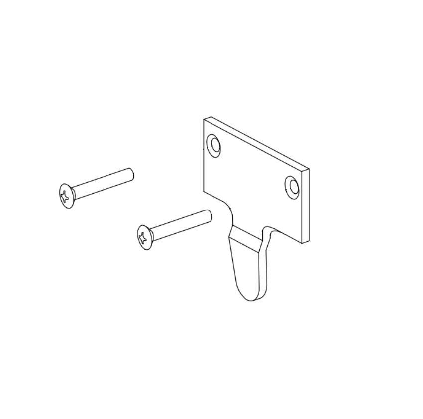 Von Duprin 900614 5547-F Flush Transom Release Bracket with Screws