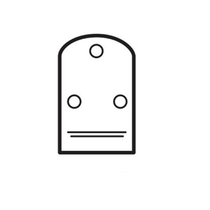 Picture of 260U Vertical Rod Top Strike, Flush Transom