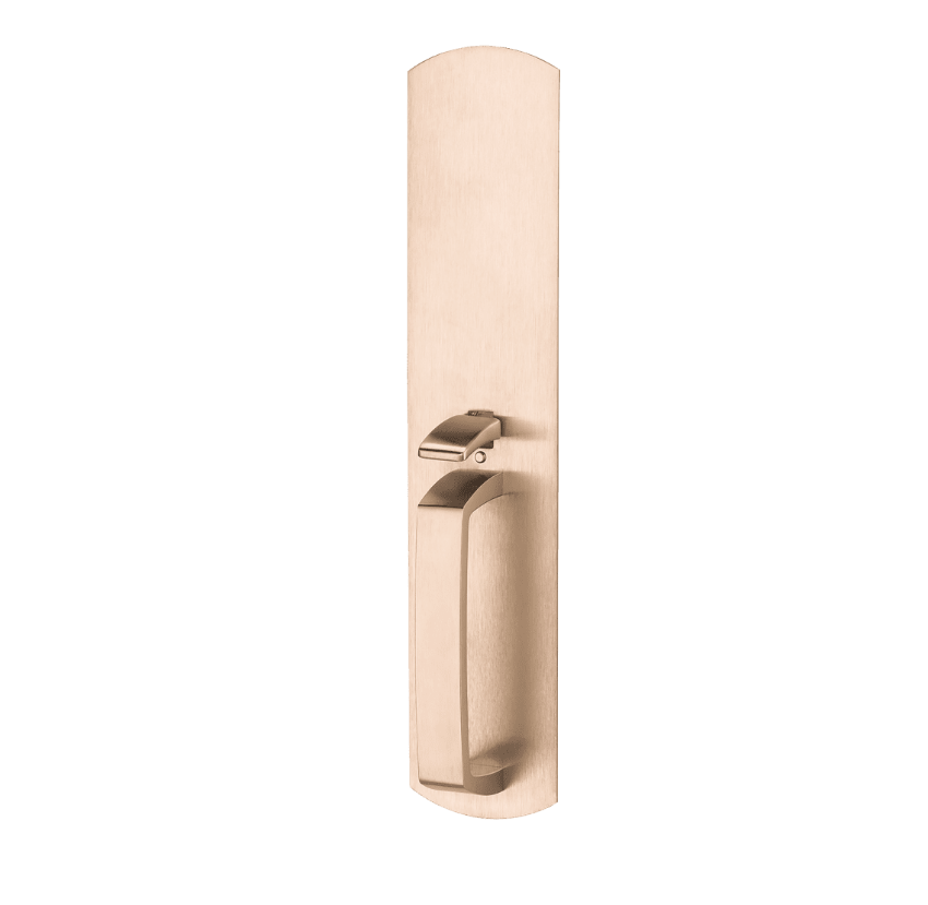 Von Duprin 880TP-BE Thumbpiece Blank Escutcheon in US10 Satin Bronze