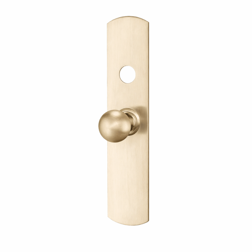 Von Duprin 880K Knob in US3 Bright Brass