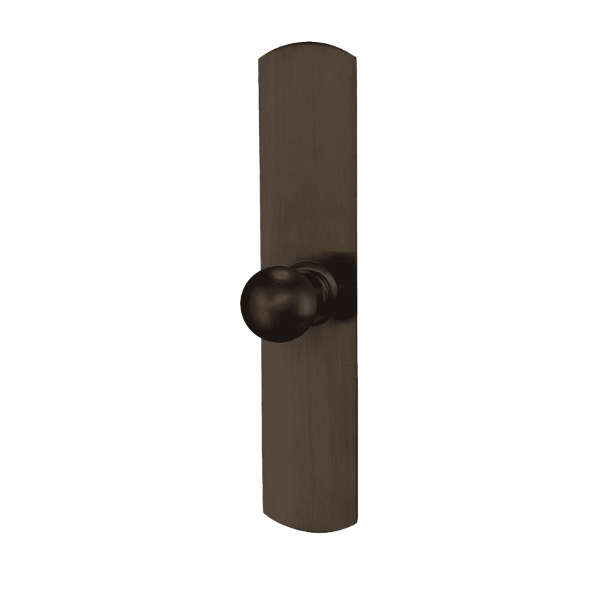 Von Duprin 880K-BE Knob Blank Escutcheon in 643E Aged Bronze