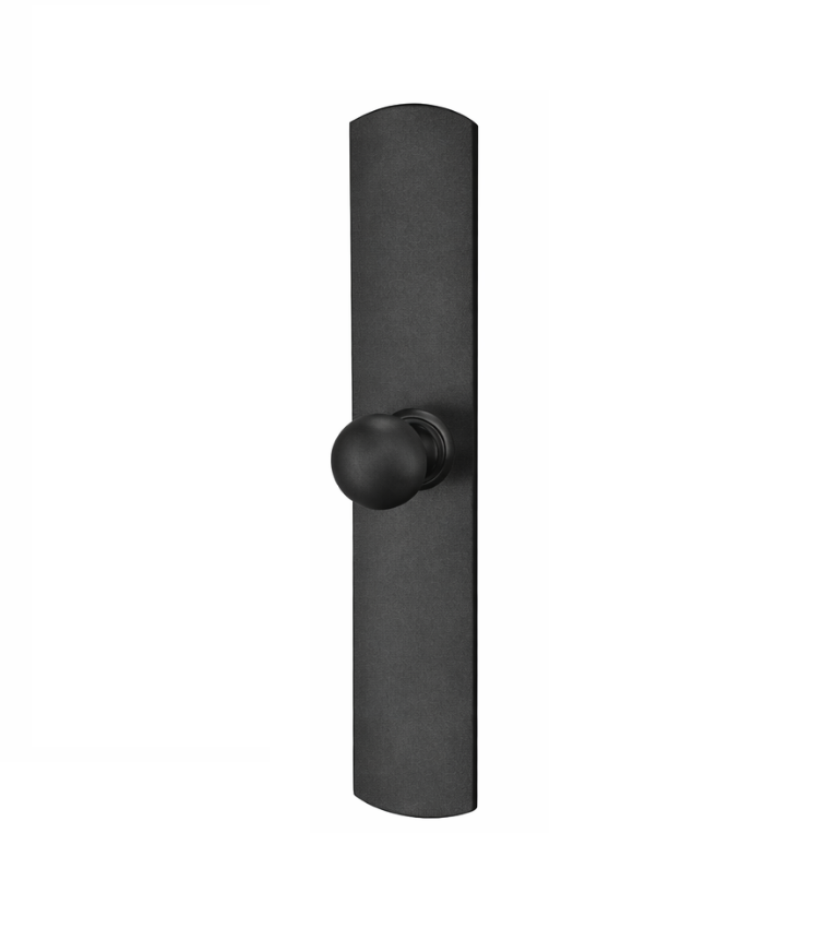 Von Duprin 880K-BE Knob Blank Escutcheon in 315 Black Anodized