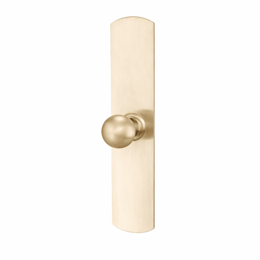 Von Duprin 880K-DT Knob, Dummy in US3 Bright Brass