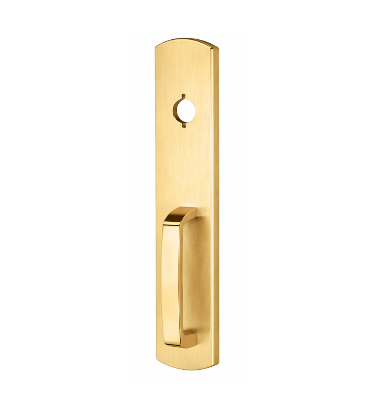Von Duprin 990TP Thumbpiece Trim in US3 Bright Brass