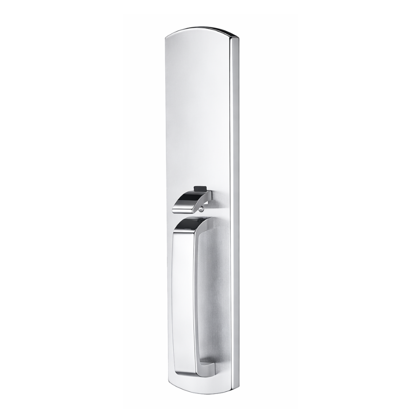 Von Duprin 990TP-BE Thumbpiece Blank Escutcheon US26 Bright Chrome