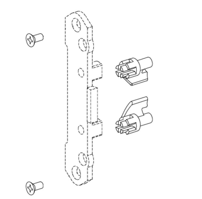 Von Duprin 050105 55CK-NL Conversion Kit for 55 Series Rim Exit Device