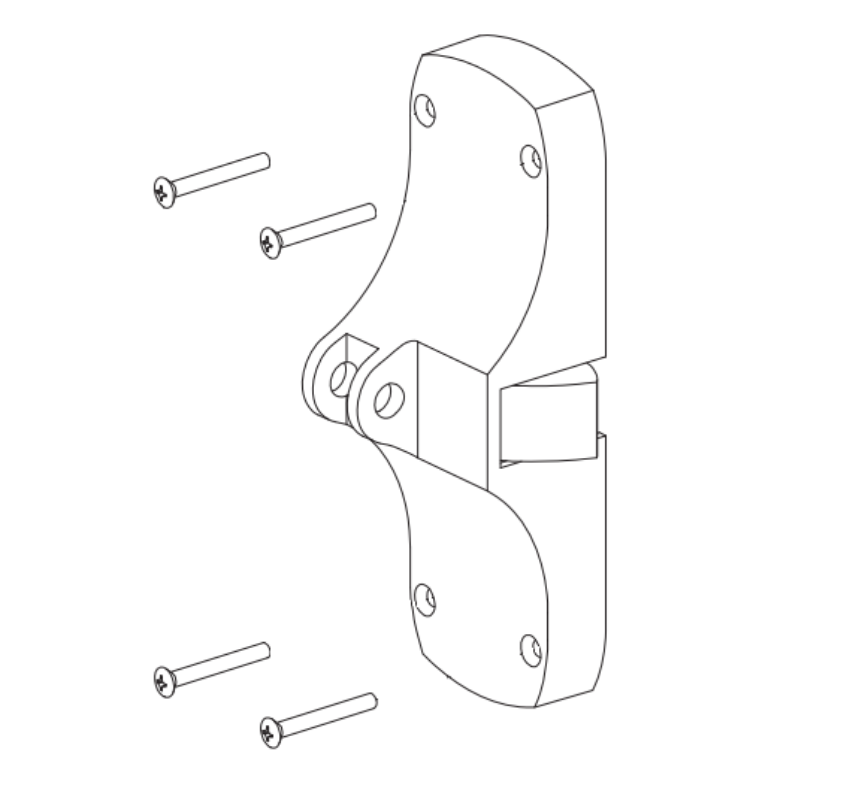 Von Duprin 050409 88EO DT NL rim center case kit