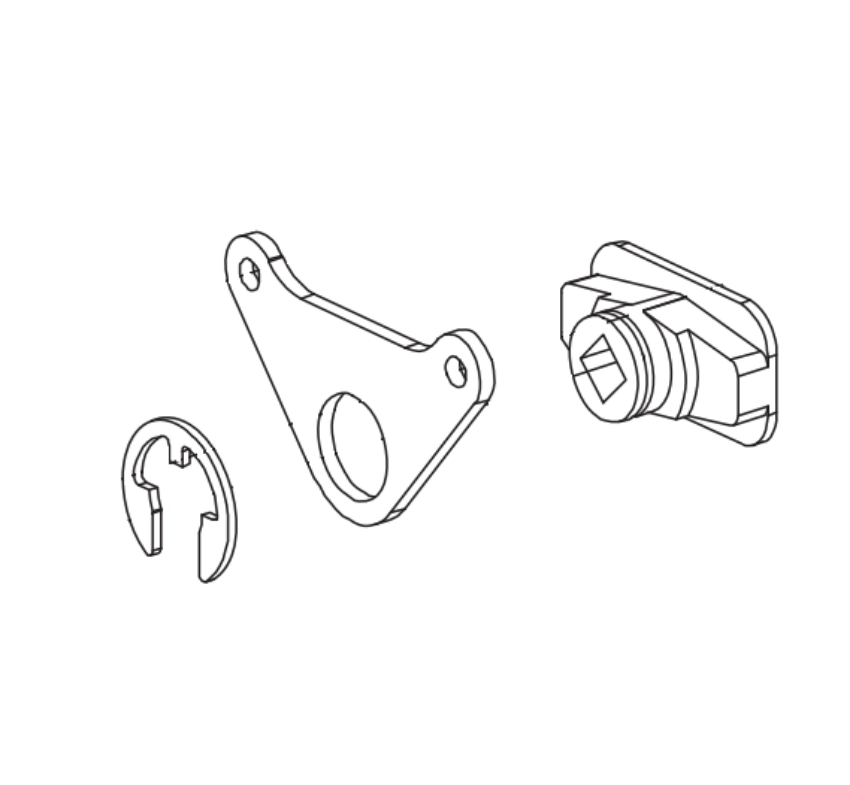 Von Duprin 050506 88K/L-F Knob Cam Bracket Assembly