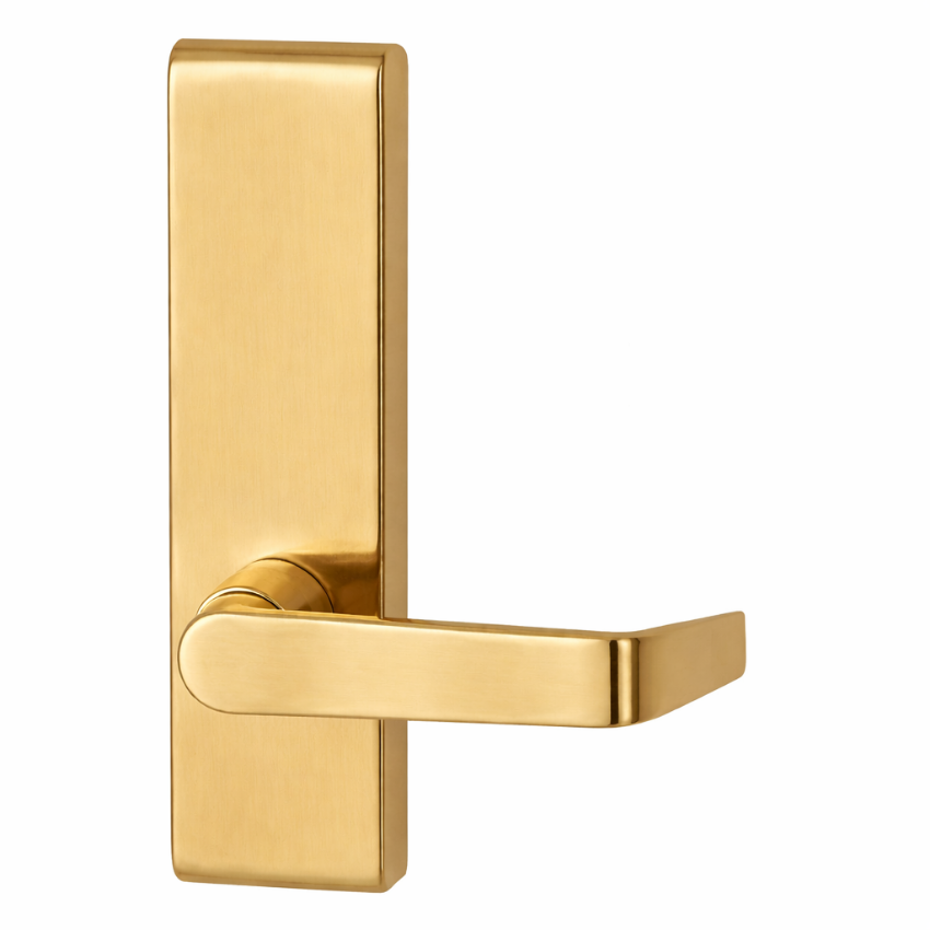Von Duprin 940L-BE Lever Blank Escutcheon US4 Satin Brass