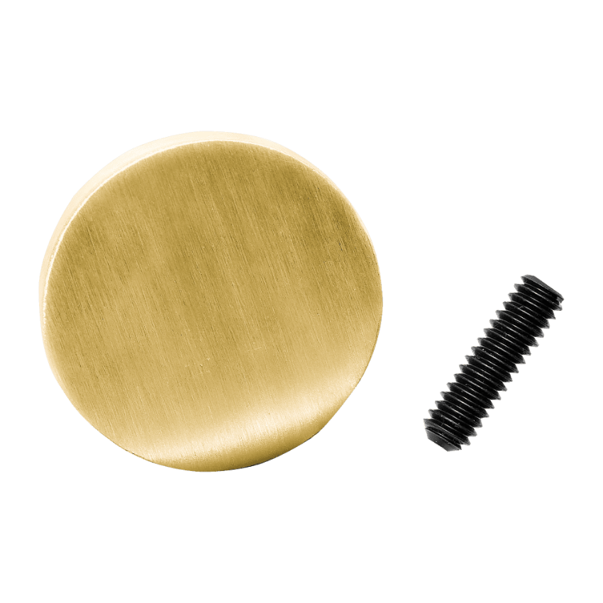 Von Duprin 965317 Cylinder Hole Cover US3 Bright Brass