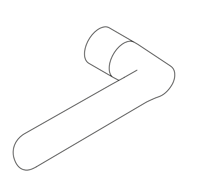 Picture of 050742, 994/996 RMV L/L-BE Trim Lever, 18 Style