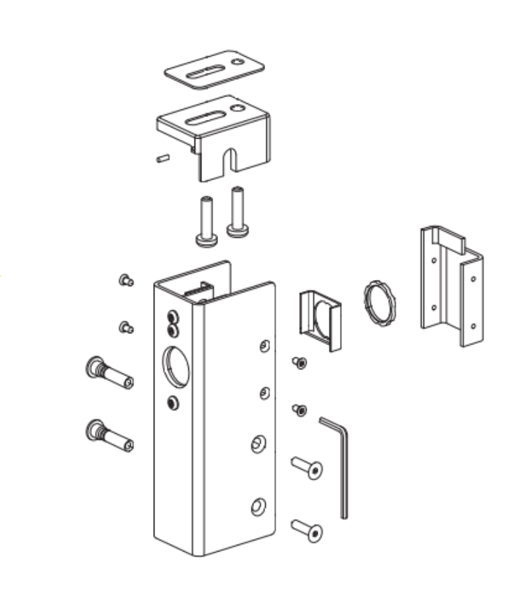 Picture of 050168 Key Removable Kit, for 4023 Mullions