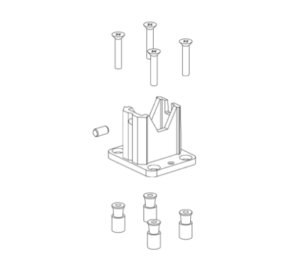 Picture of 900402 Mullion Screw Package, Bottom