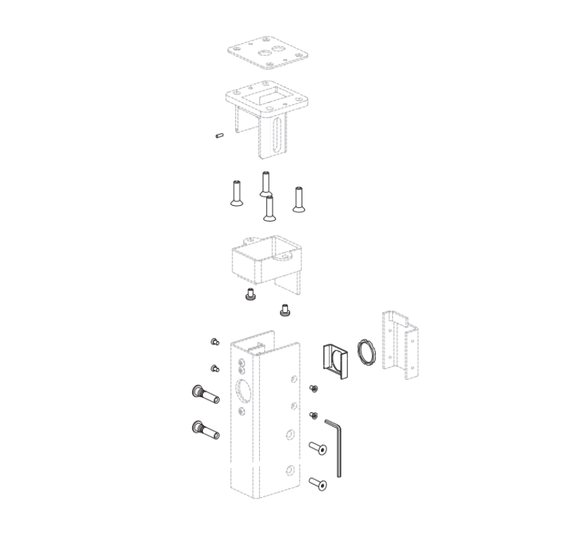 Picture of 900409, KR1654/4954 Mullion Mounting Package
