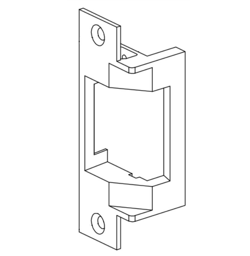 Von Duprin 968716 Electric Strike Faceplate for 6211/6211WF