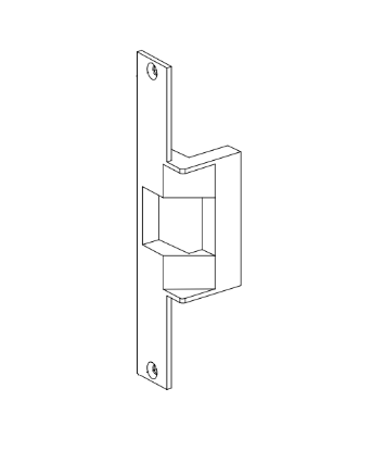 Von Duprin 970302 Electric Strike Faceplate for 6224