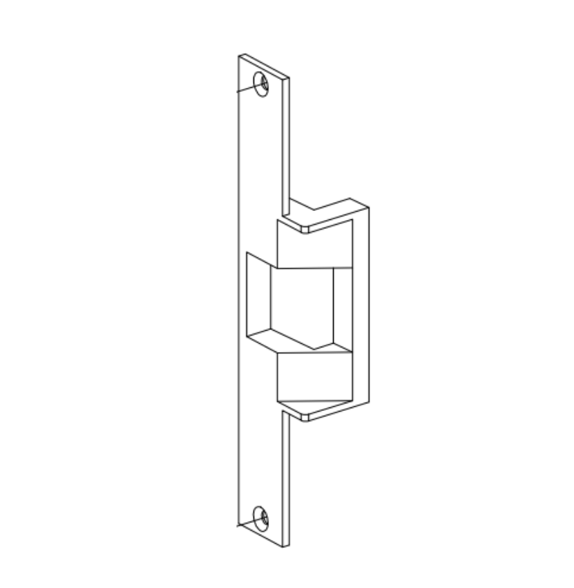 Von Duprin 970301 Electric Strike Faceplate for 6226