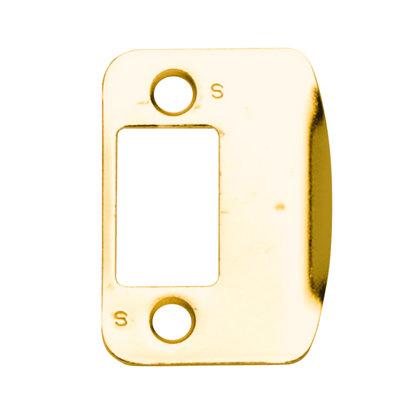 Picture of 10-092 Full Lip Radius Strike, 2-1/4" x 1-5/8", 1-1/8" Lip, 1/4" Radius