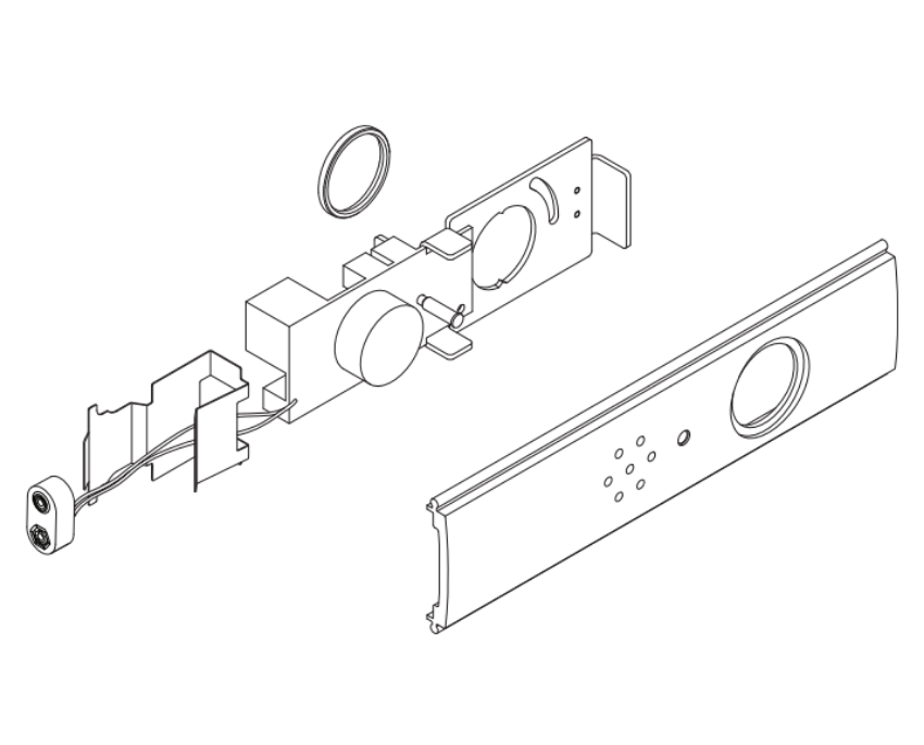 Picture of 650167, 25 Series Exit Alarm Kit, 3 Ft