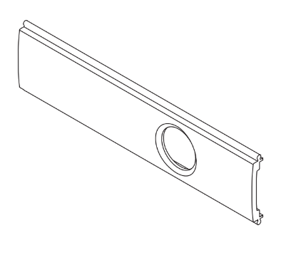 Picture of 650120, 25 Series CD Channel cover 4 Ft