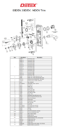Detex 08,09,14 D/DV Series Parts Diagram