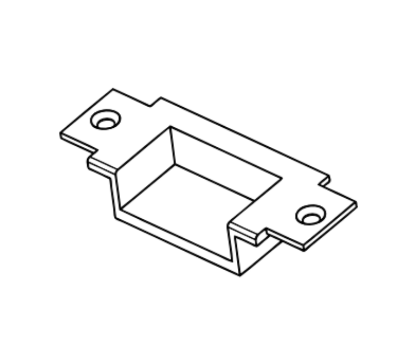 Picture of 92 Double Door Strike with Short Open Back