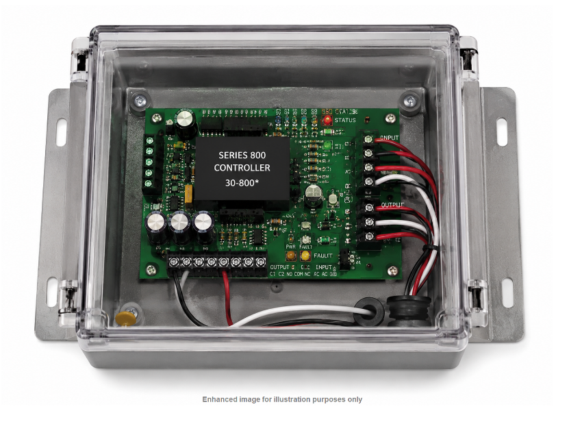 Picture of 30-800 Controller System, 120VAC/24VDC, Surface Box - Zinc Plated System