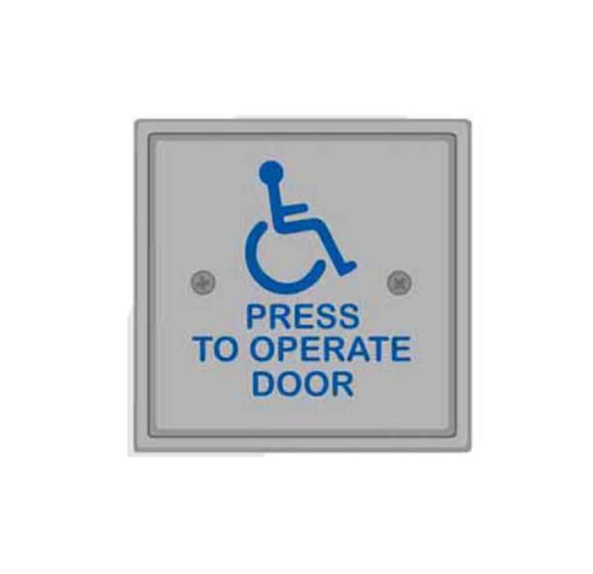 Picture of 104755 Push Plate Switch Only, 4-1/2" Square